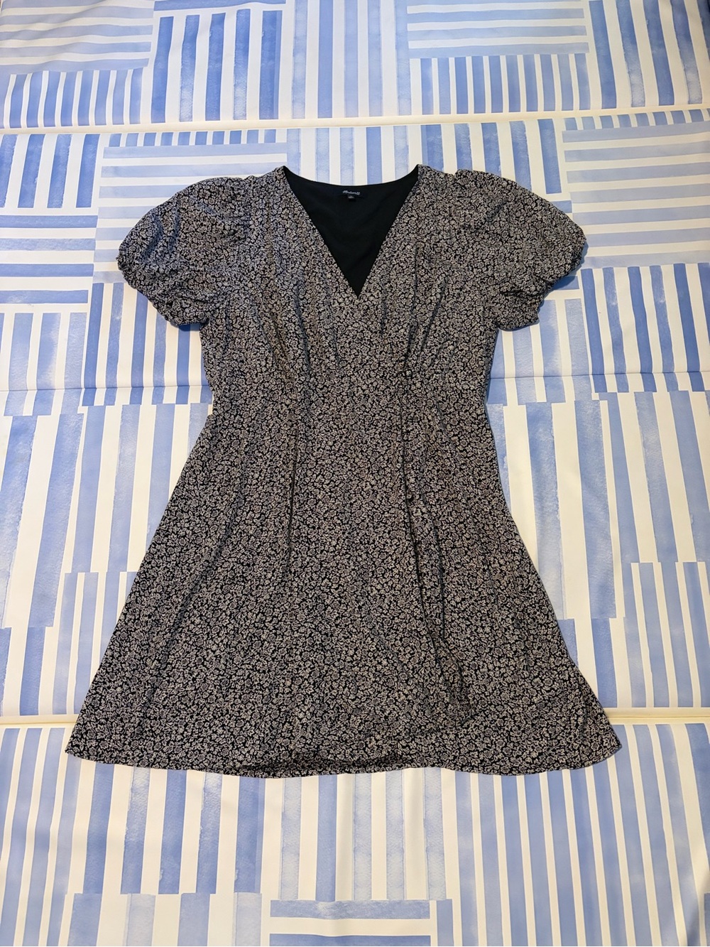 Madewell Floral Wrap Minidress